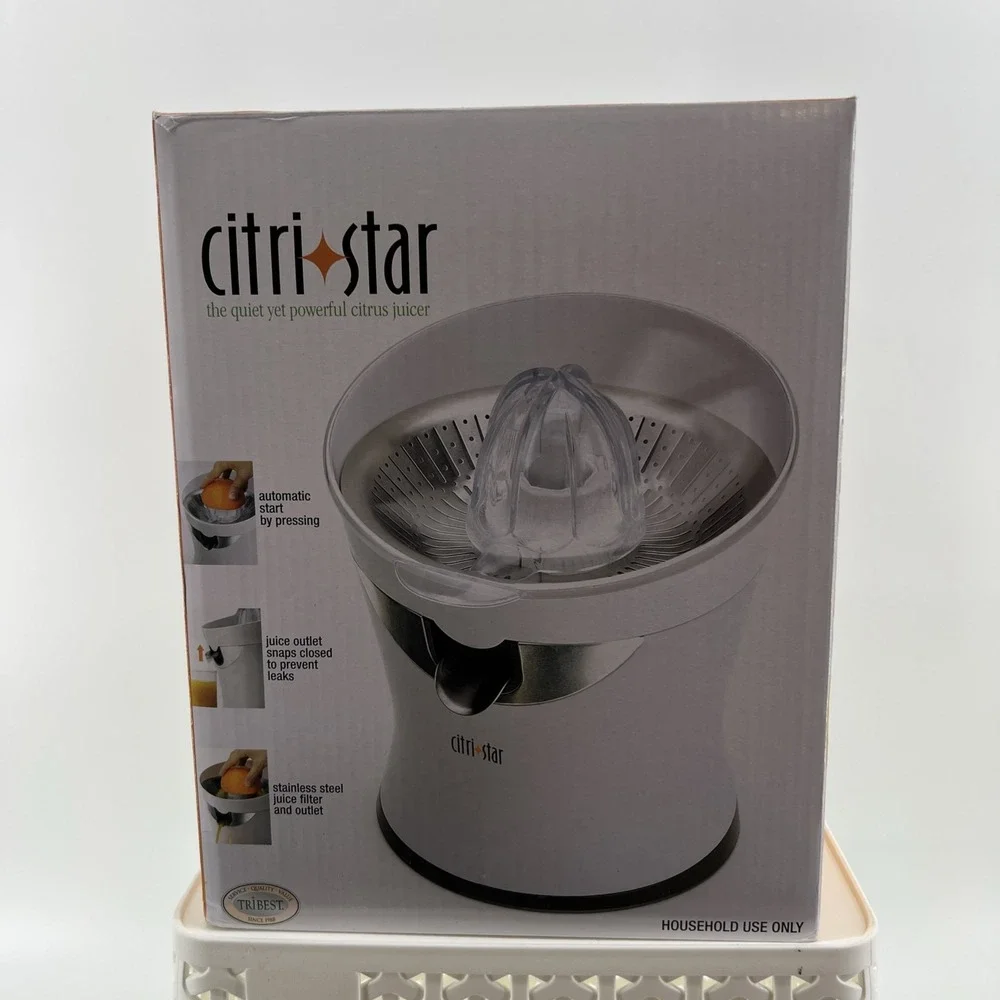 Tribest CitriStar CS-1000 Citrus Juicer Electric Juicer for Citrus NIB NEW